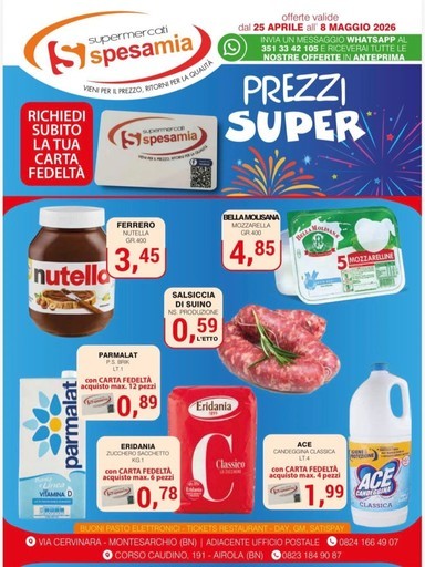 Volantino Supermercati Spesa Mia