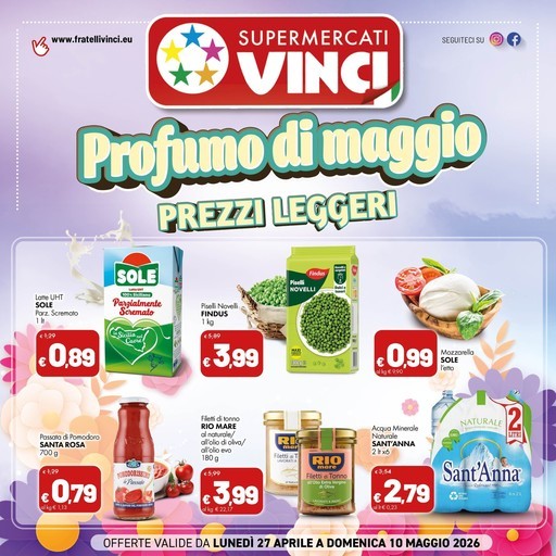 Supermercati Vinci - Profumo di maggio