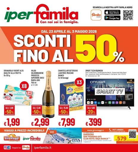 IperFamila - SCONTI FINO AL 50%