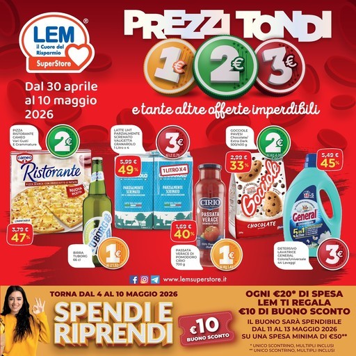 Volantino Lem SuperStore