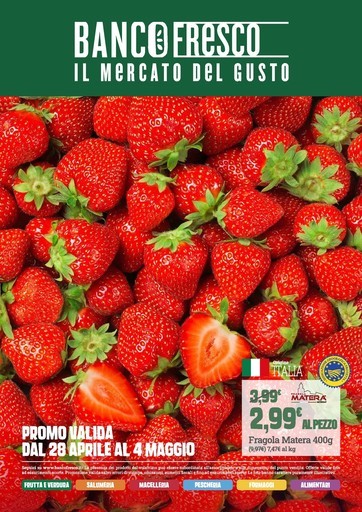 Banco Fresco - Promo valida dal 28 aprile al 4 maggio