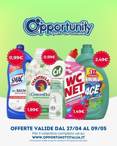 Volantino Opportunity Shop