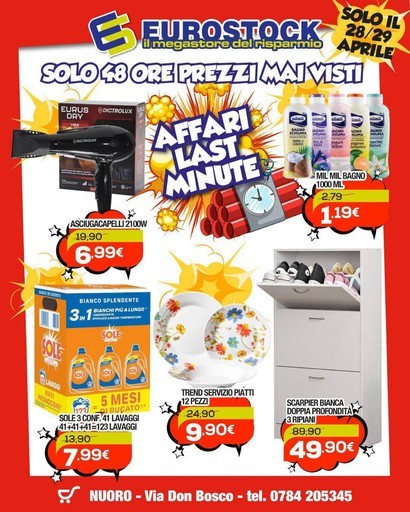 Eurostock - Solo 48 ore prezzi mai visti
