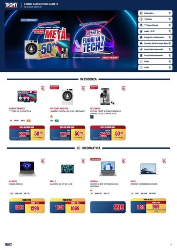 Volantino Trony