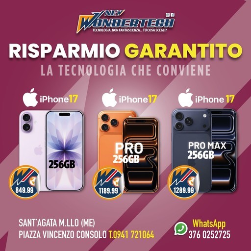 Volantino New Wondertech