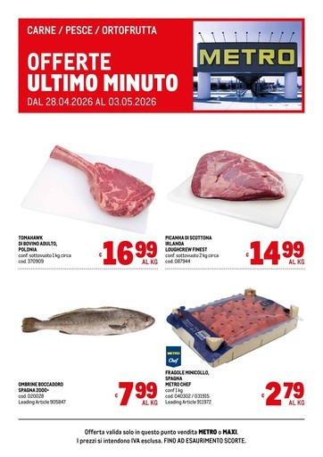 Metro - Offerte freschissimi