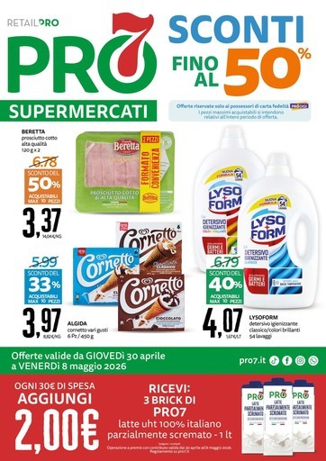 Volantino PRO7 Supermercati