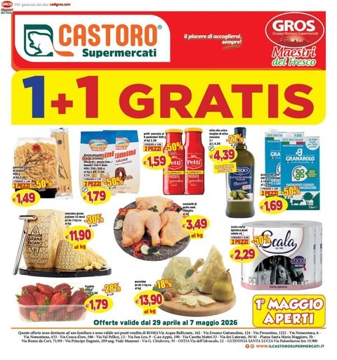 Volantino Il Castoro Supermercati