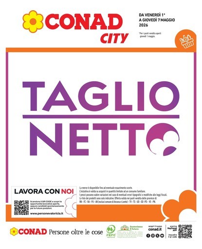 Conad City - Taglio netto