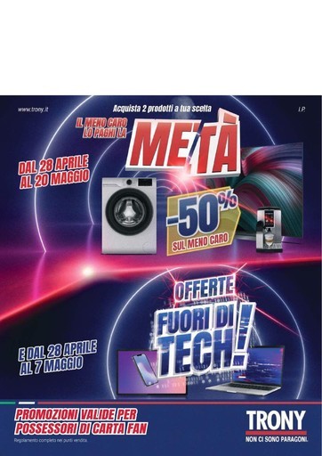 Volantino Trony