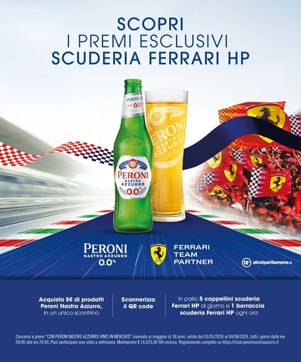 Volantino Peroni Nastro Azzurro Promo