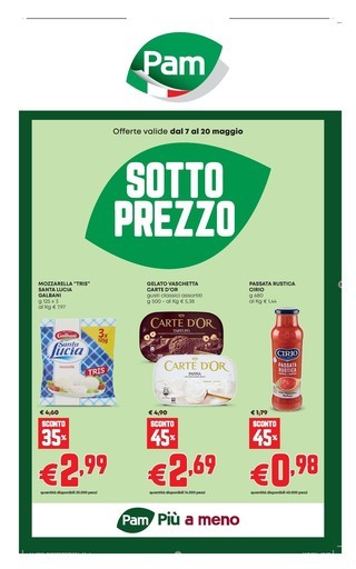 Volantino Pam