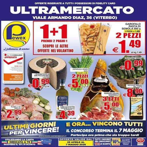 Volantino Pewex