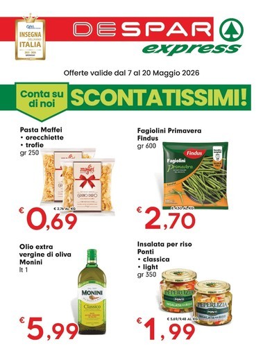 Volantino Despar Express