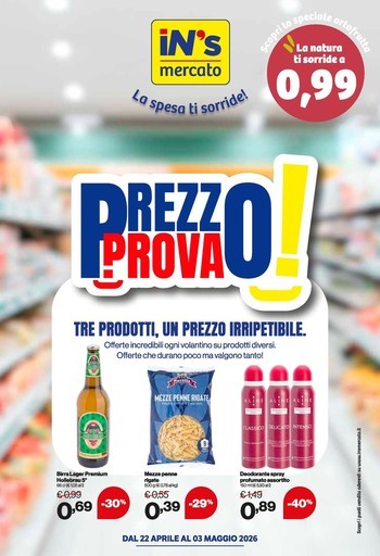 In's mercato - Prezzo Prova