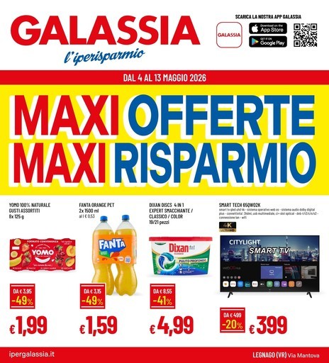 Volantino Galassia