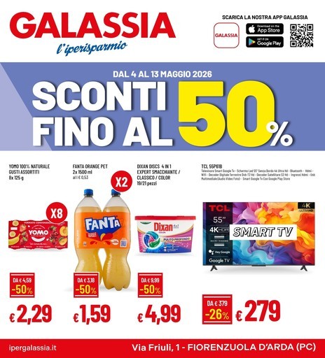 Volantino Galassia