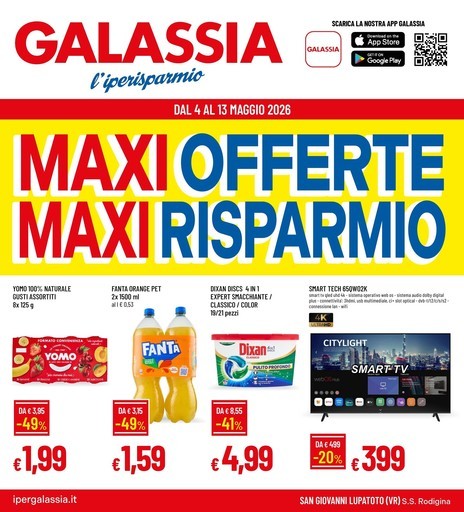 Volantino Galassia