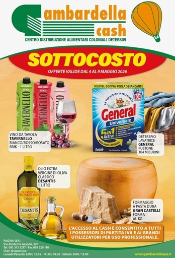 Gambardella Cash - Sottocosto