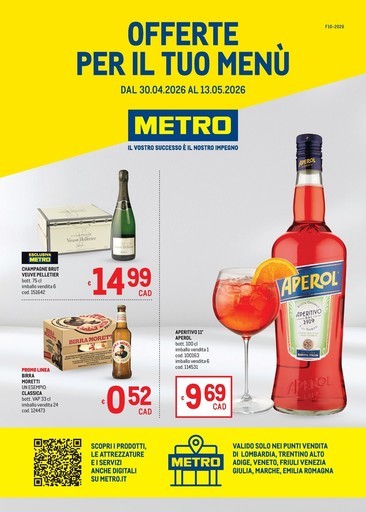 Metro - Offerte per il tuo Menù - AREA 1