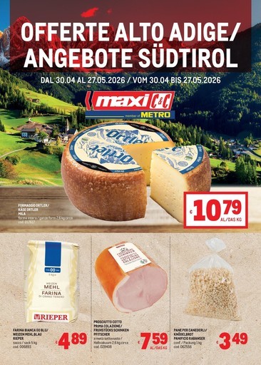 Metro - Offerte Alto Adige