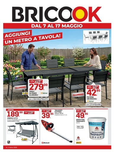 Brico OK - Agguingi un metro a tavola!