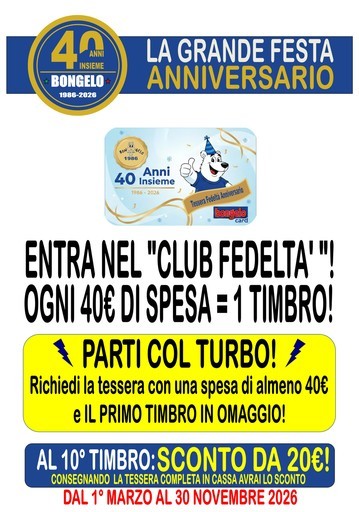 Volantino Bongelo 