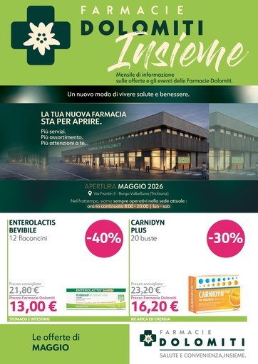 Volantino Farmacie Dolomiti