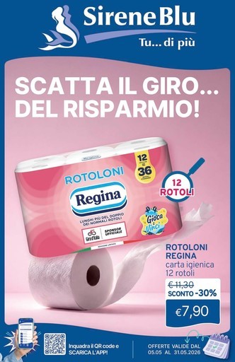 Volantino Sirene Blu