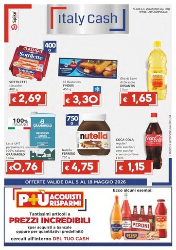 Volantino Italy Cash Puglia