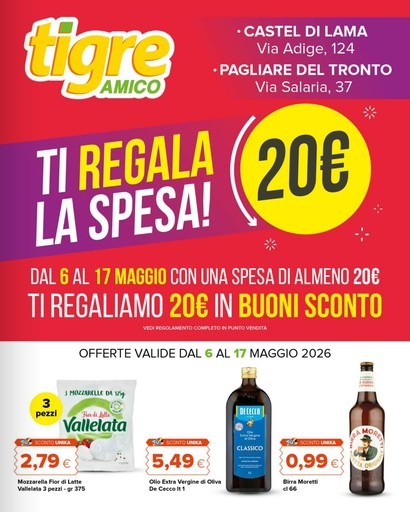 Tigre Amico - Ti regala la spesa!