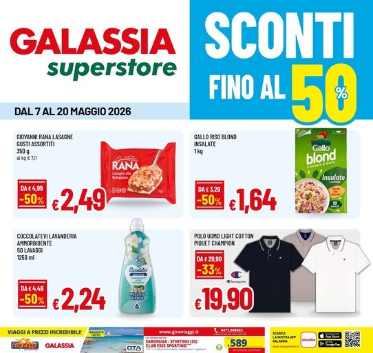 Galassia - Sconti fino al 50%