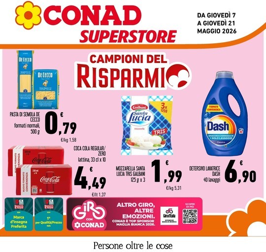 Conad Superstore - CAMPIONI DEL RISPARMIO
