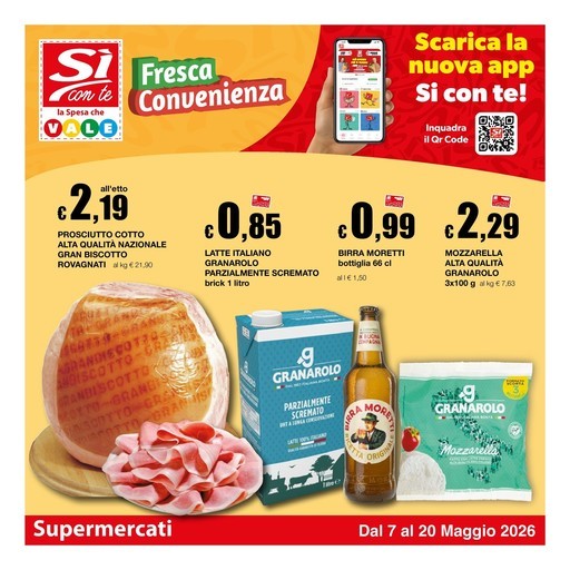 Volantino Si con te supermercati