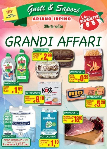 Volantino Gusti e Sapori Supermercato