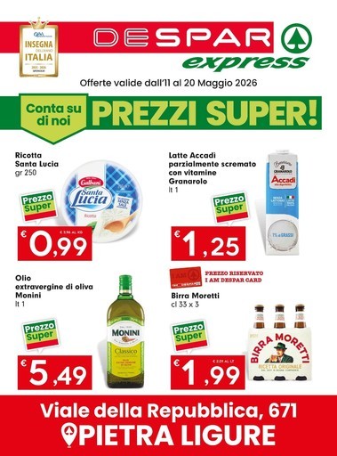 Volantino Despar Express