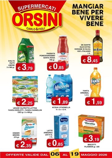 Volantino Orsini Market