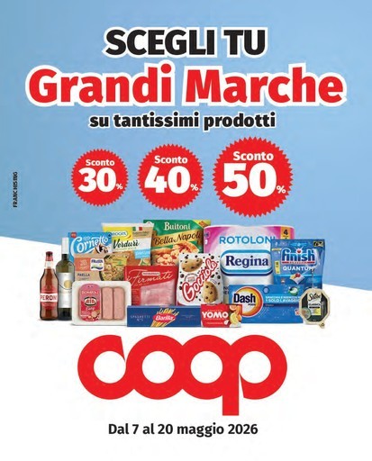 Coop - Sconto 30%40%50%