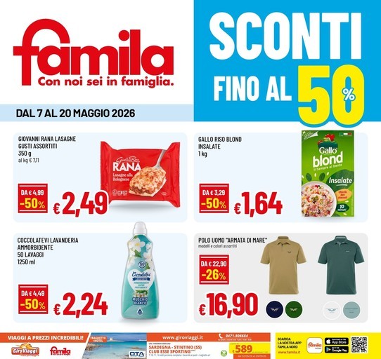 Famila - Sconti fino al 50%