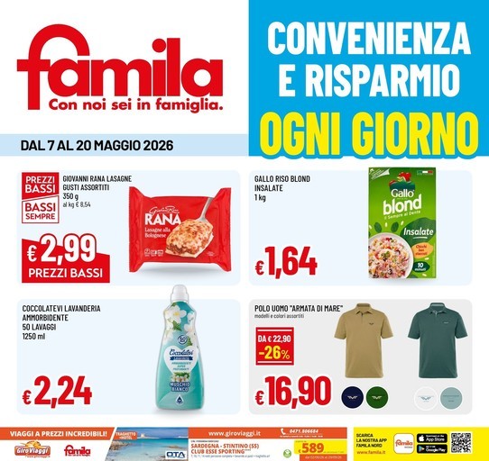 Volantino Famila