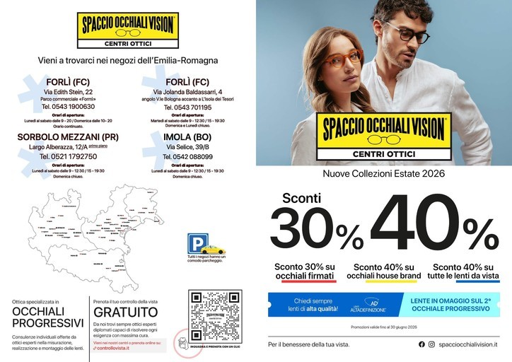 Volantino Spaccio Occhiali Vision
