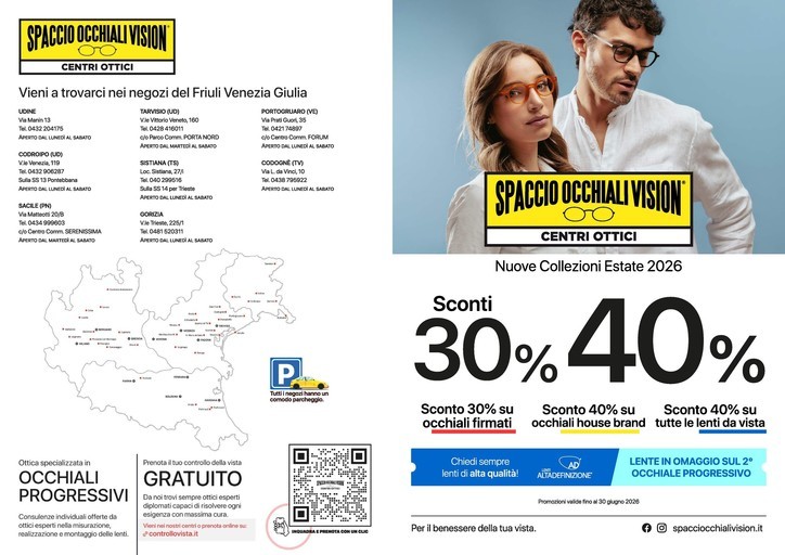 Volantino Spaccio Occhiali Vision
