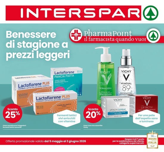Interspar - Benessere di stagione a prezzi leggeri