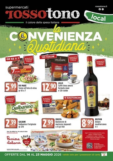 Volantino Supermercati Rossotono Local