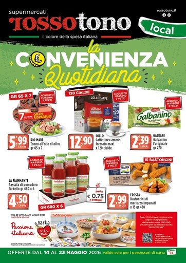 Volantino Supermercati Rossotono Local