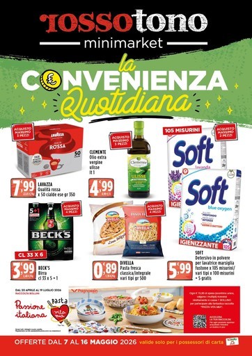 Volantino Rossotono Minimarket