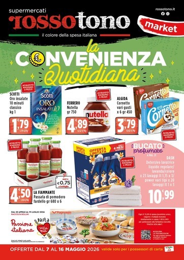 Volantino Supermercati Rossotono Market