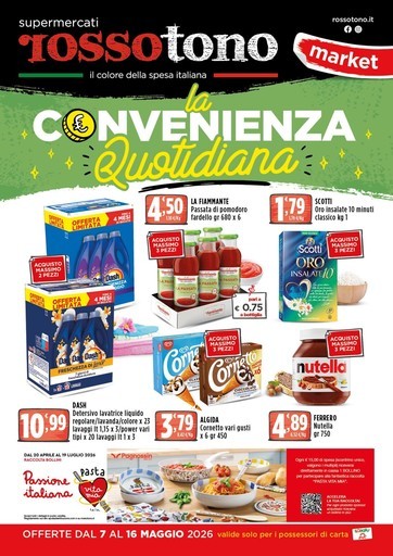 Volantino Supermercati Rossotono Market