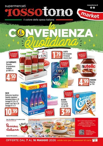 Volantino Supermercati Rossotono Market