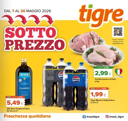 Volantino Tigre